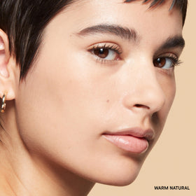 Powder on skin delivering a soft matte finish that lasts.