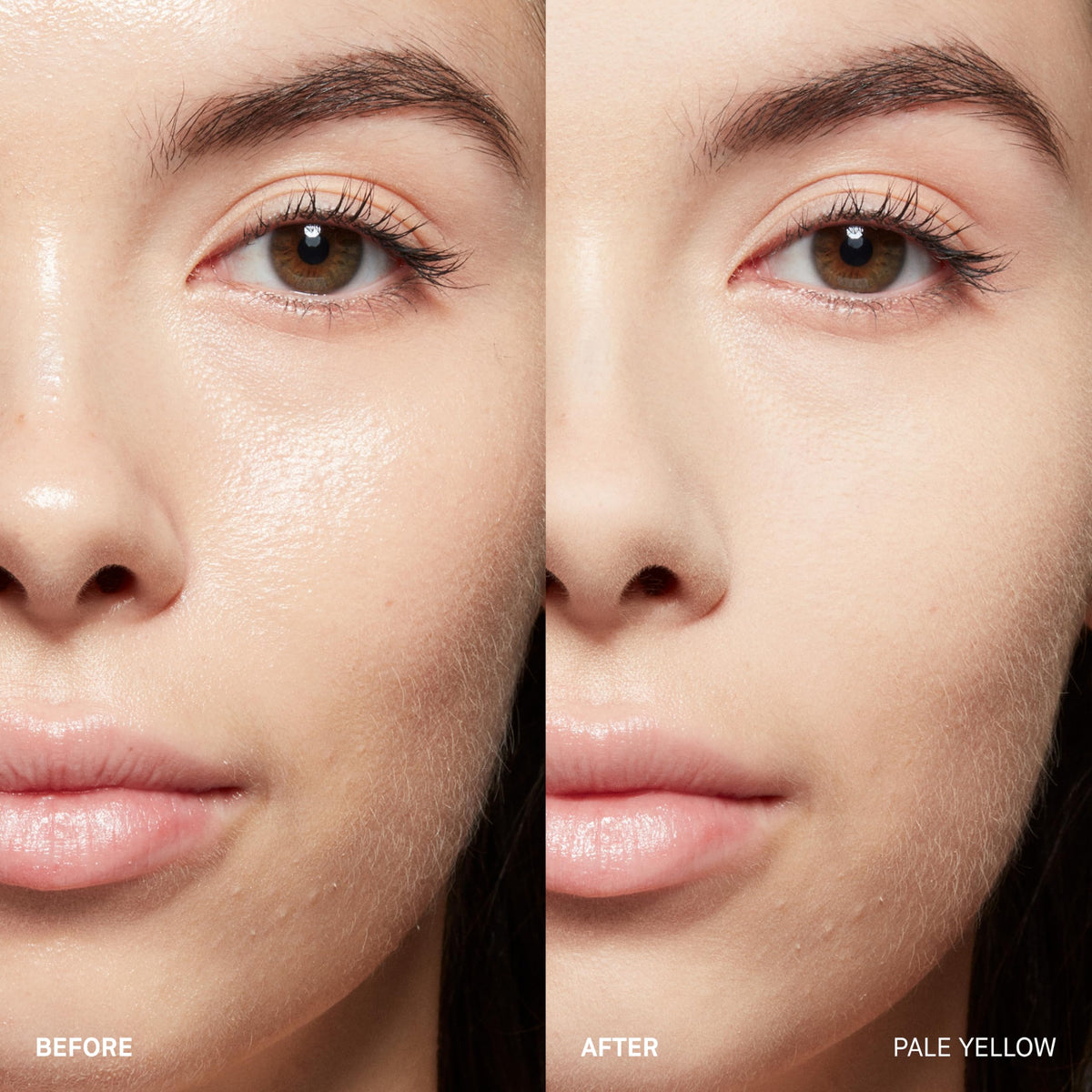 Bobbi Brown Sheer Finish powder puff in use enabling precise application