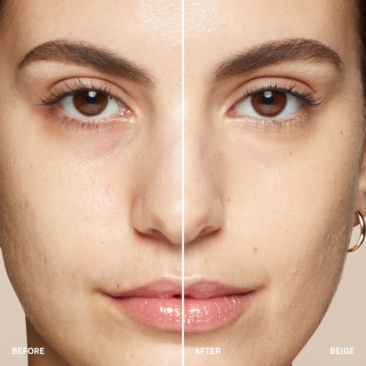 Bobbi Brown Skin Concealer Stick application under-eye for brightened, hydrated appearance.