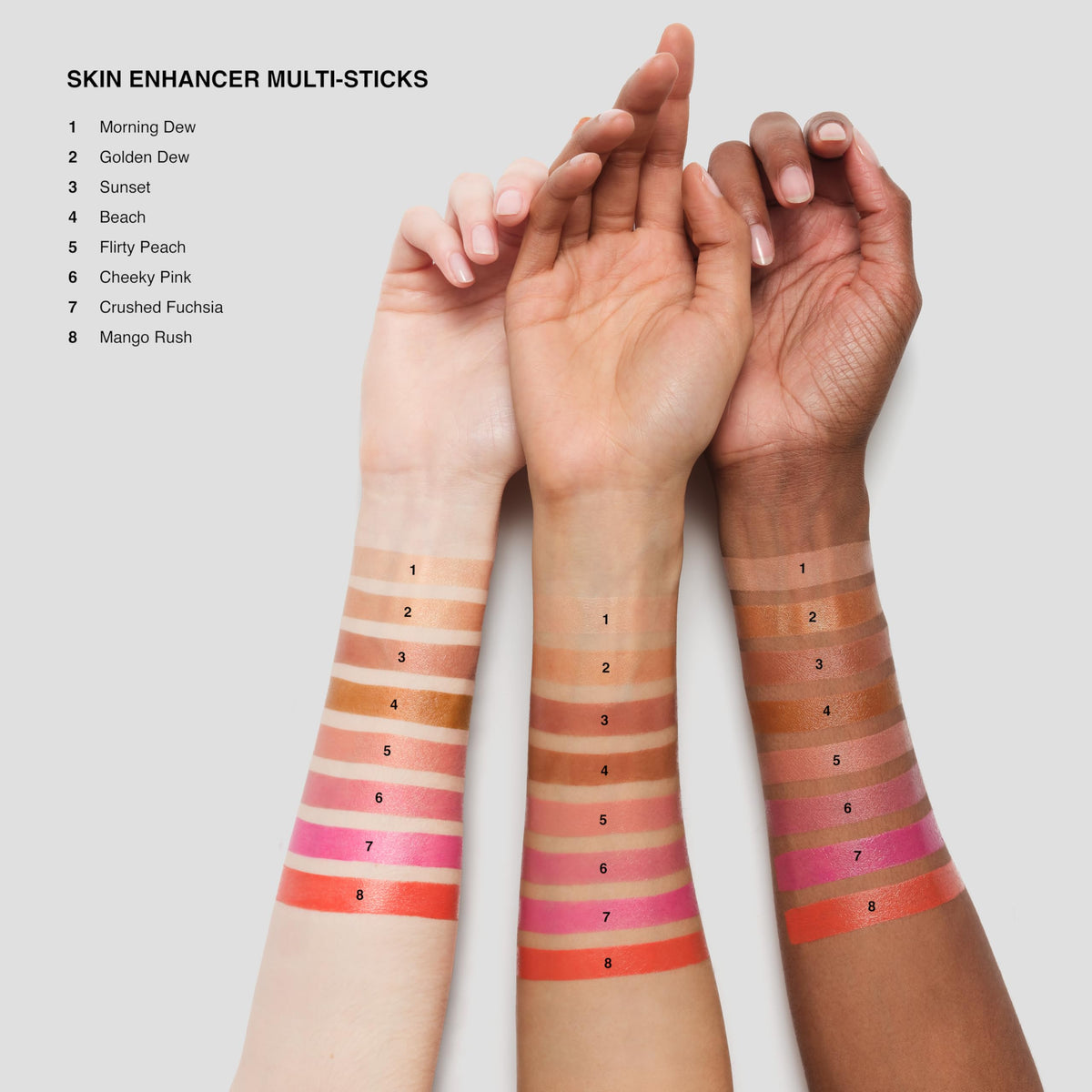 Bobbi Brown Skin Enhancer Cheek Stick Application idea with fingers or brush