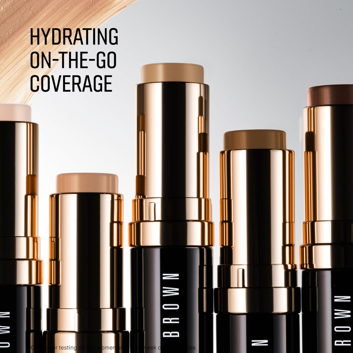 Bobbi Brown Skin Foundation Stick twist-up action for easy on-the-go use.