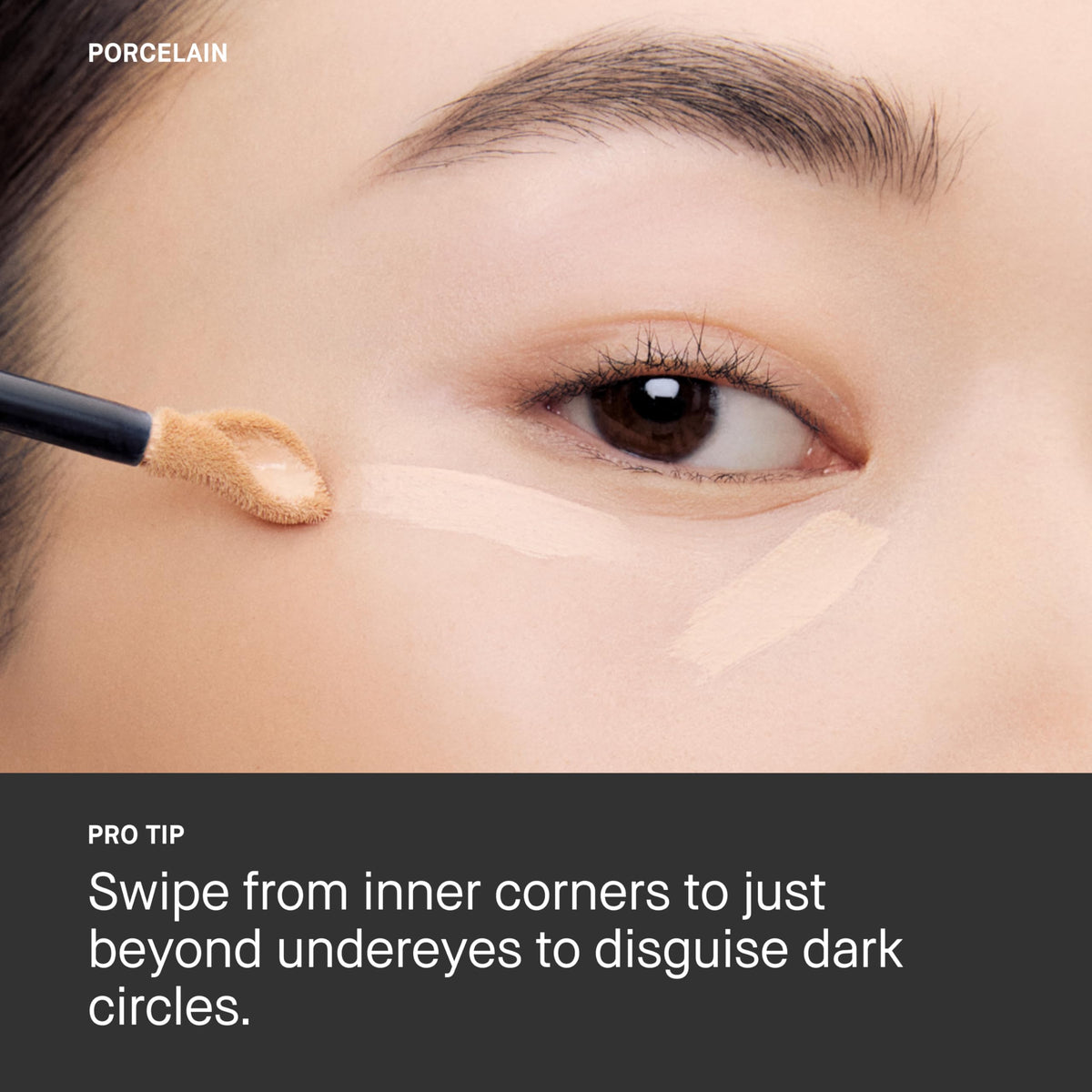 Bobbi Brown Skin Full Cover Concealer reservoir-side stroke for even tone on larger areas.