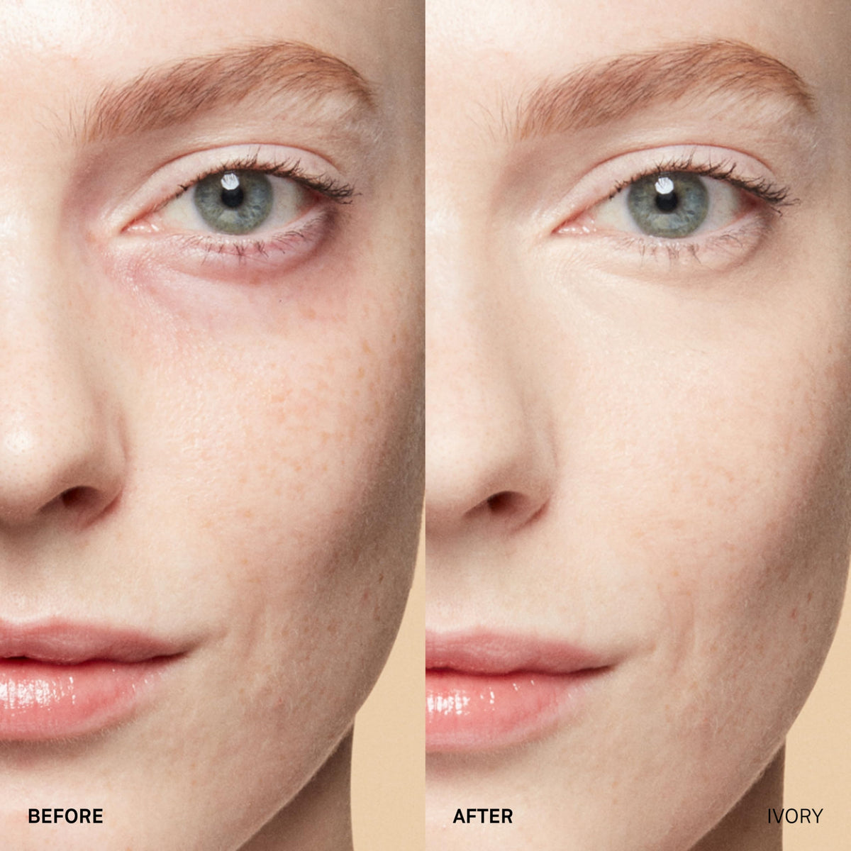 Bobbi Brown Skin Full Cover Concealer tapered-tip application demonstrating precise under-eye coverage.