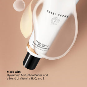 Bobbi Brown Vitamin Enriched Skin Tint shea-butter softens and conditions skin.