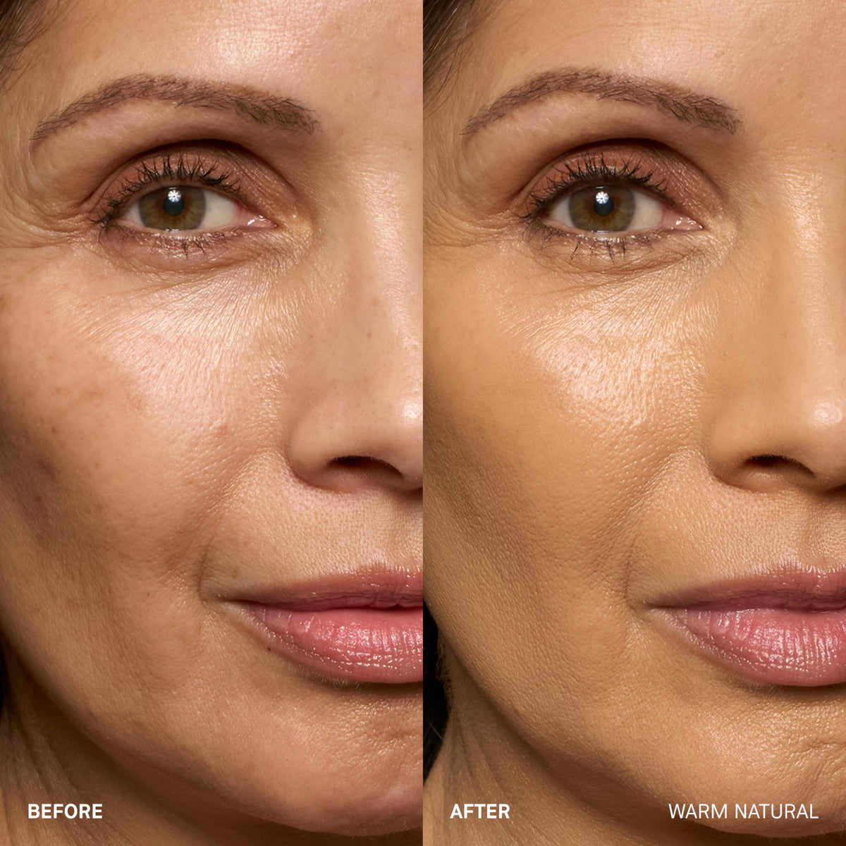 Bobbi Brown Weightless Skin Foundation swatches show a skin-like natural matte blend.