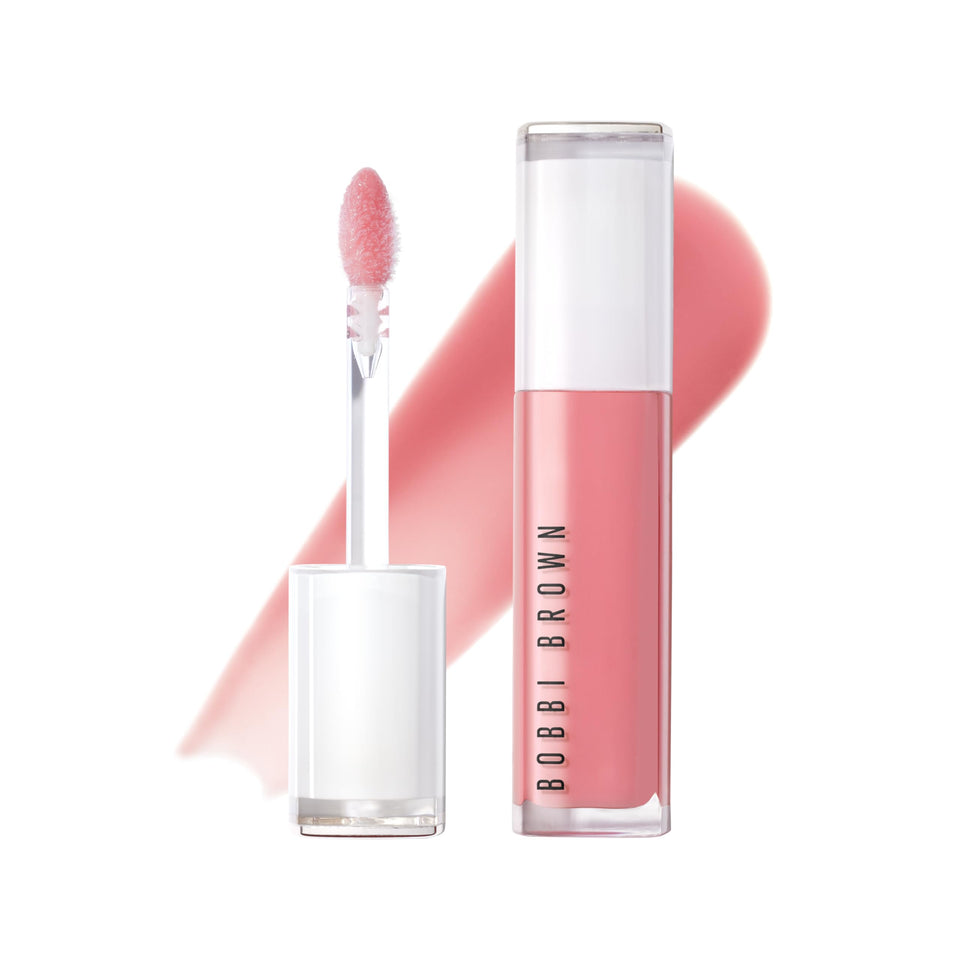 Bobbi Brown Extra Plump Lip Serum Bare Rose bottle delivering hydrating shine.