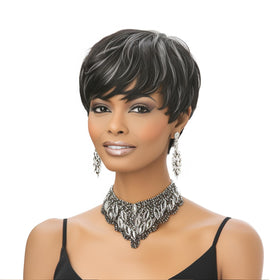 BOBCOO Pixie Cut Wig color mix suits varied looks.