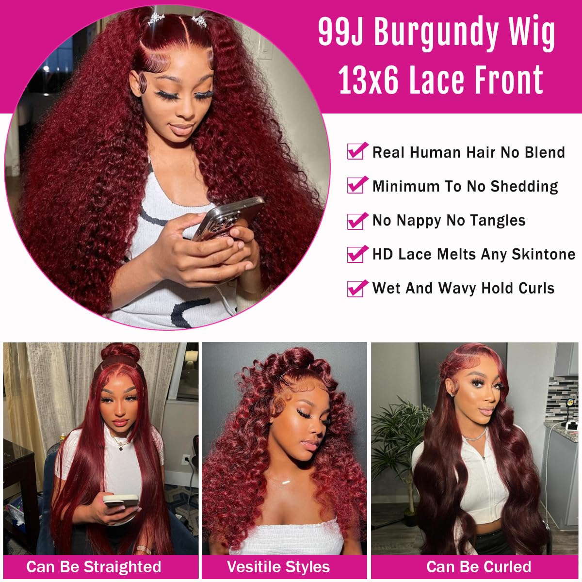 Bobili deep wave texture adds soft volume and movement