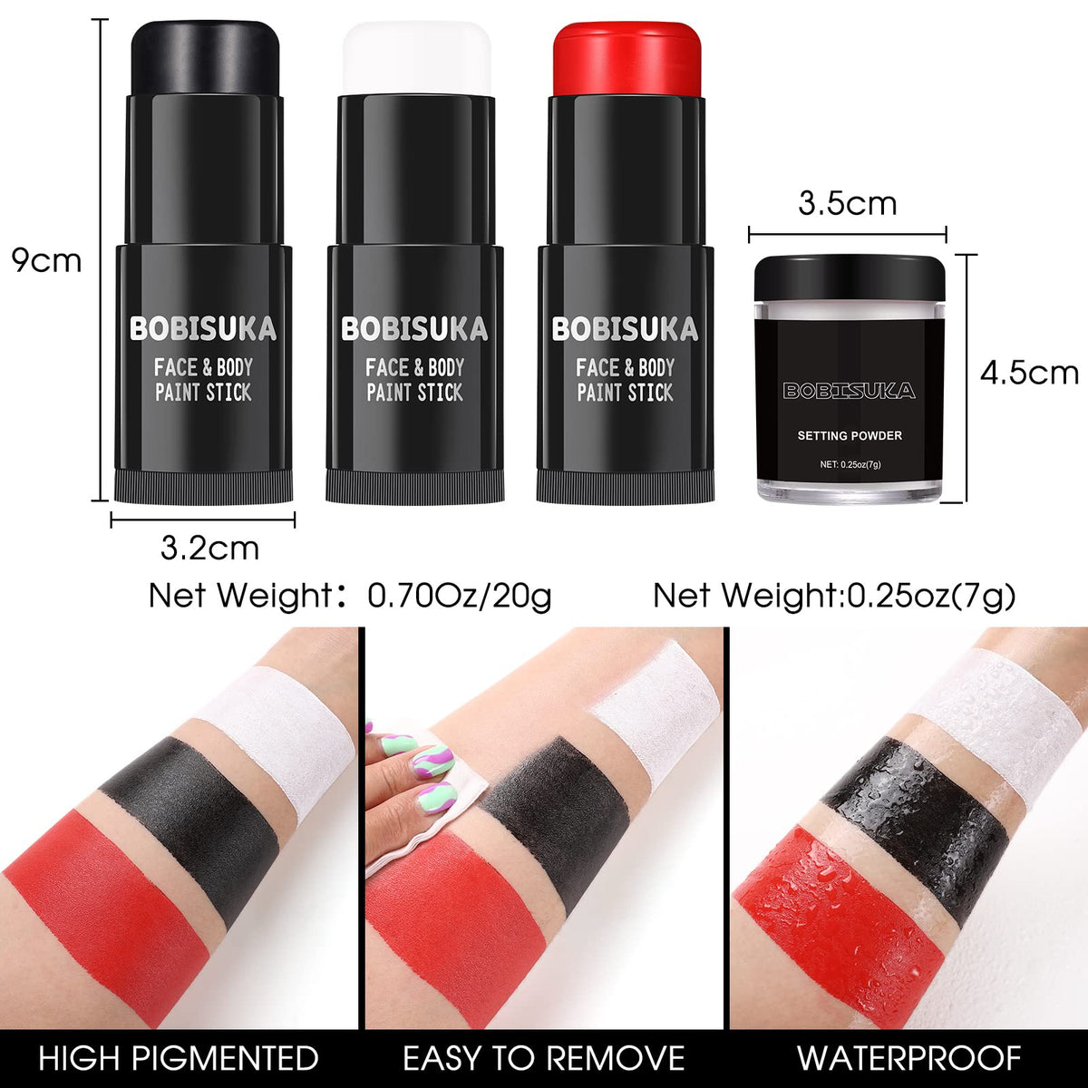 BOBISUKA high-pigment swatches show rich color payoff with smooth coverage.