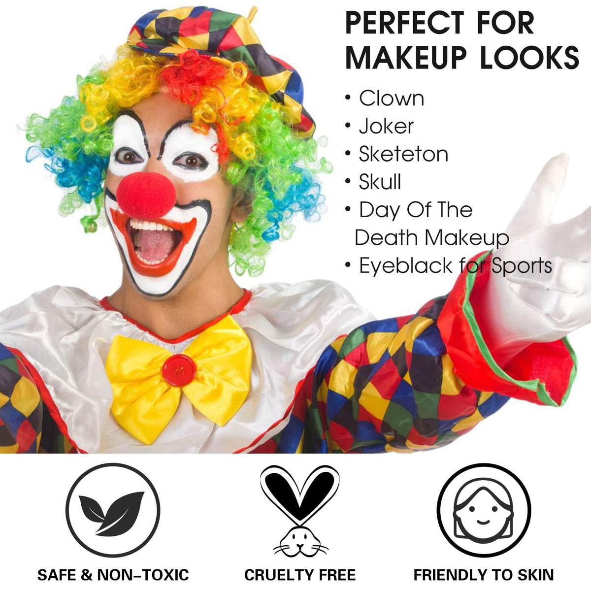 BOBISUKA sweat-proof sticks suitable for sports eyeblack and hot performances.