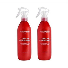 Bobos Remi Leave-In Conditioner Spray bottle closeup for smooth, frizz-free hair