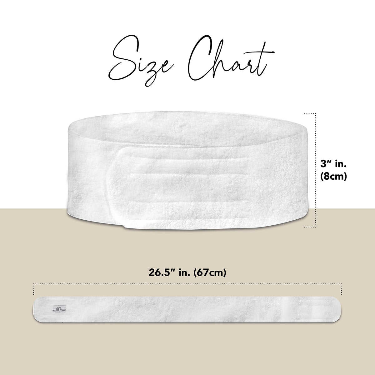 BOCA BT TERRY makeup headband 3 pack offers great value for routines