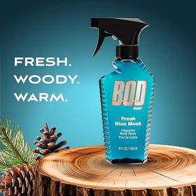 Bod Man Fresh Blue Musk bottle cap for sleek on-the-go use