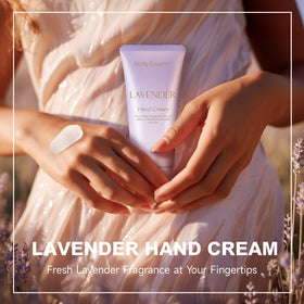 Body & Earth lavender face cream for lightweight hydration.