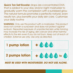 Body Drench Quick Tan Drops close-up bottle shows cruelty-free self tan solution