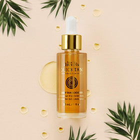 Body Drench booster applied during evening routine for next-day sunless warmth