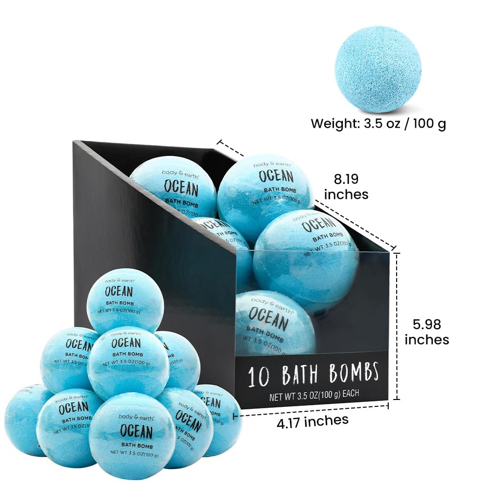 Body & Earth Bath Bomb Gift Box ideal for birthdays or Mother's Day.