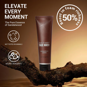 Body & Earth face wash pump bottle for daily skin care