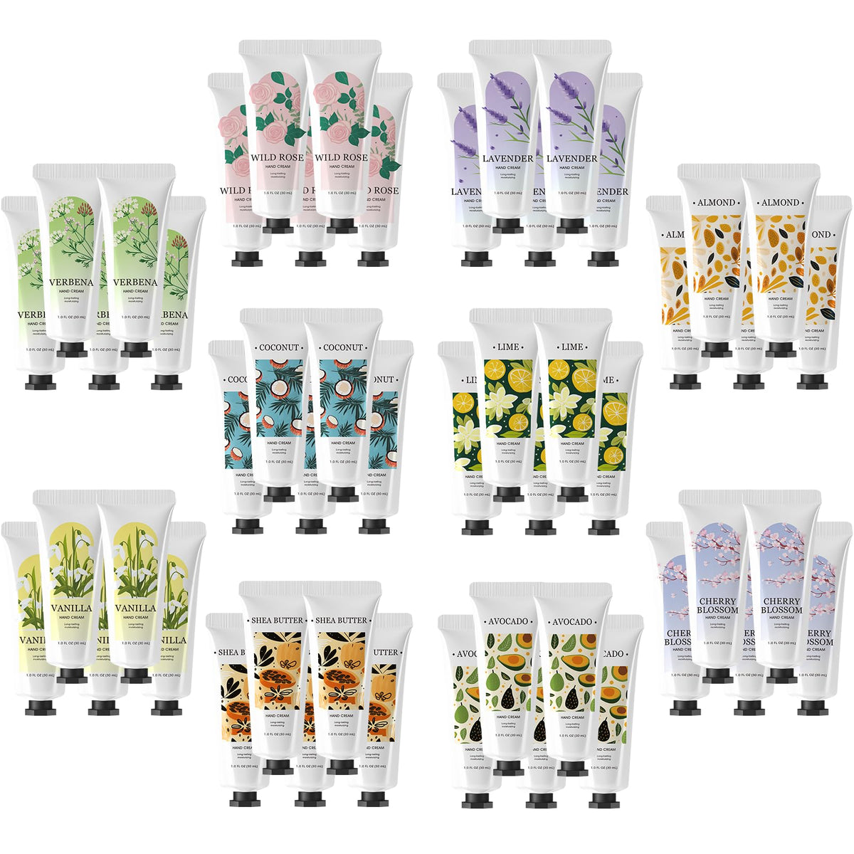 Body & Earth hand cream 50-pack packaging for gifting and variety