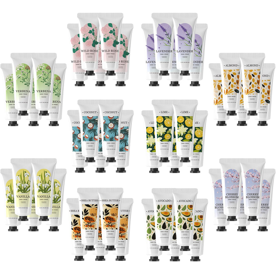 Body & Earth hand cream 50-pack packaging for gifting and variety