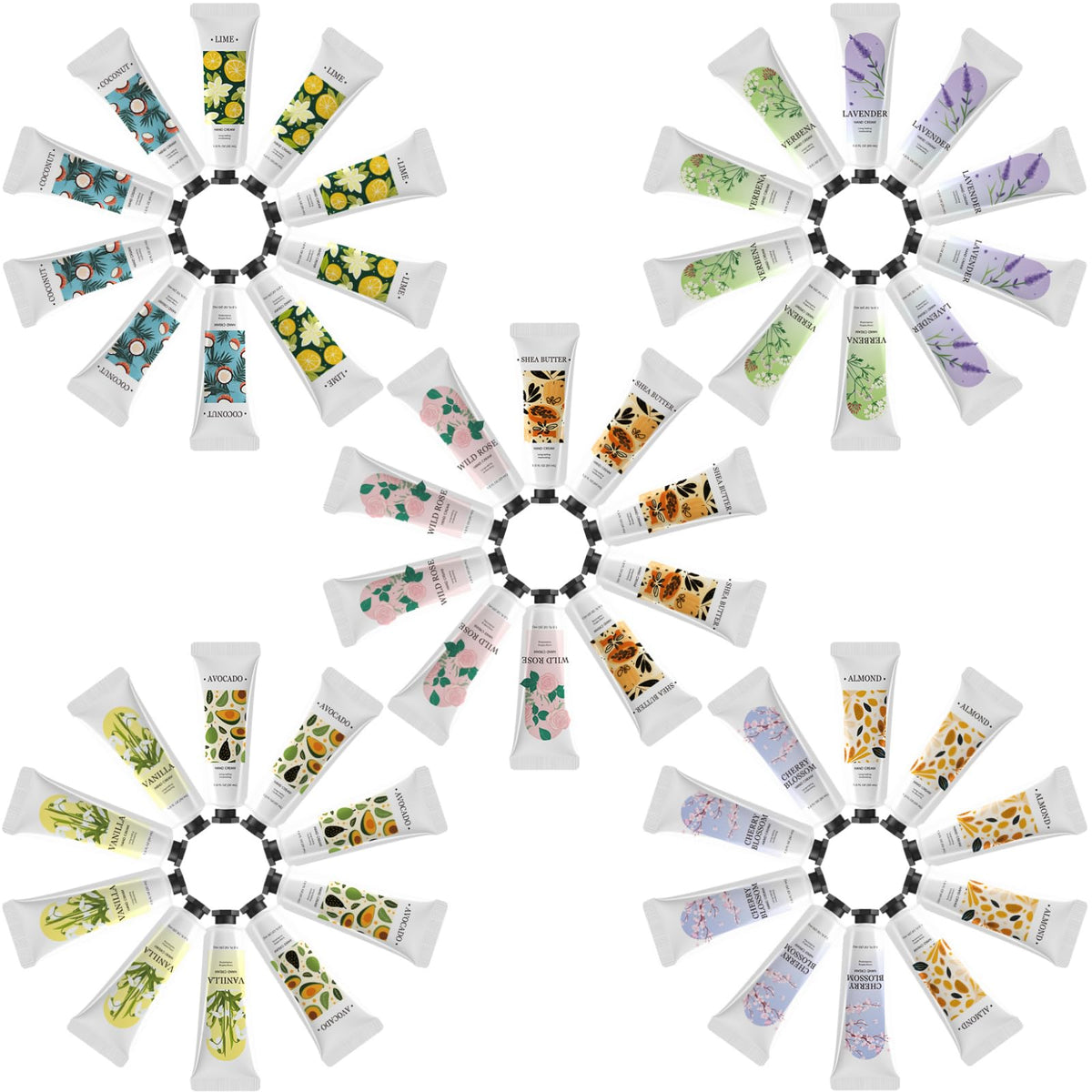 BODY & EARTH lavender-scent hand lotion to calm daily routines.