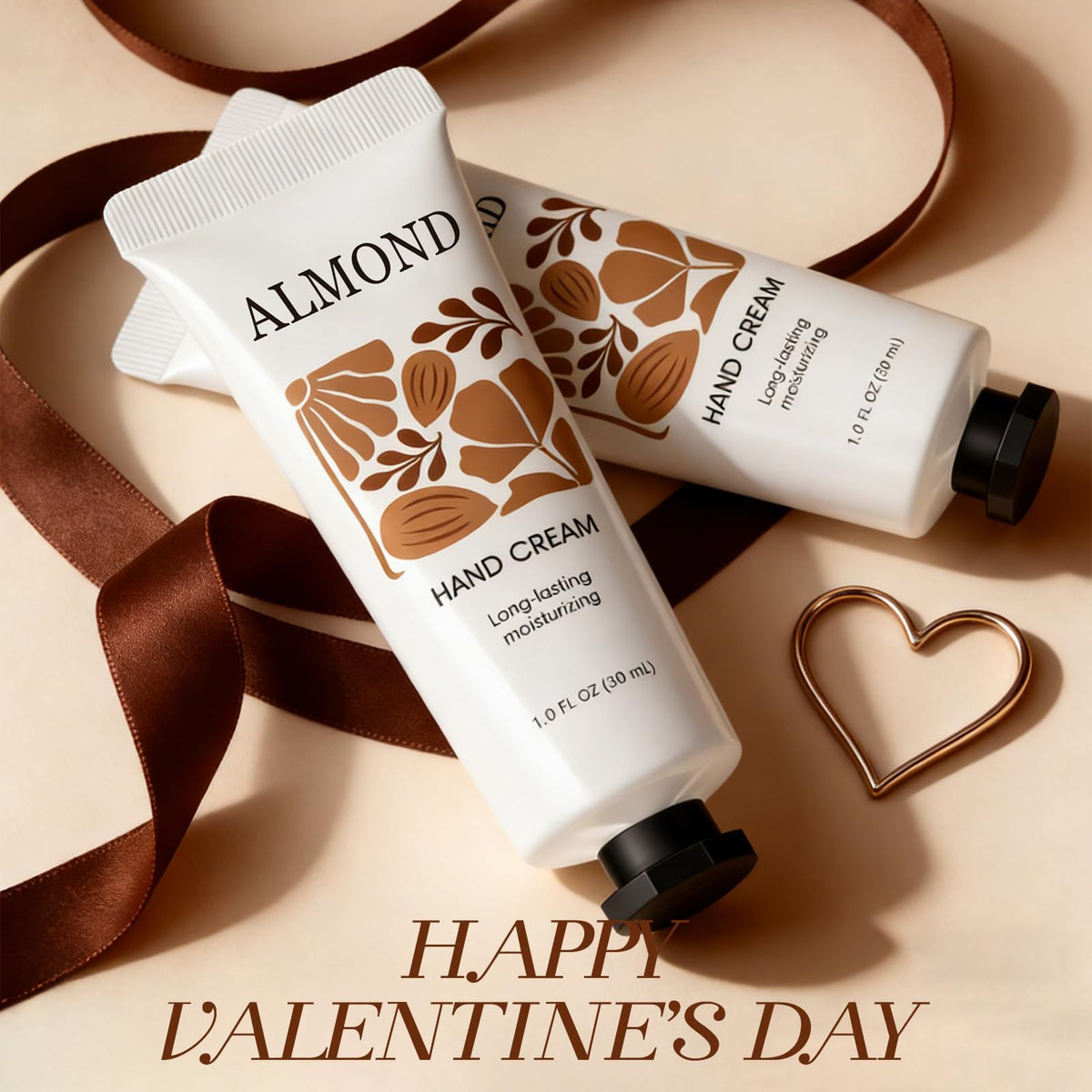 Body and Earth Love shea butter hand cream nourishes dry hands with plant-based ingredients.