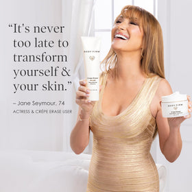 Body Firm dermatologist-tested, mineral oil and paraben-free formulas.
