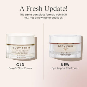 Body Firm Crepe Erase Flaw-Fix Eye Cream ideal for morning routine