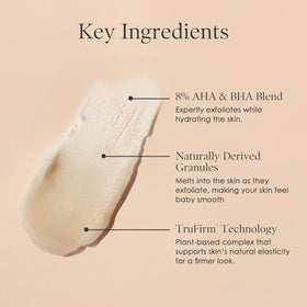 BODY FIRM Crepe Erase hand-application demonstrates easy circular massage for surface smoothing.