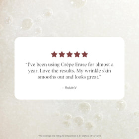 BODY FIRM Crepe Erase pre-treatment on wet skin prepping for Step 2