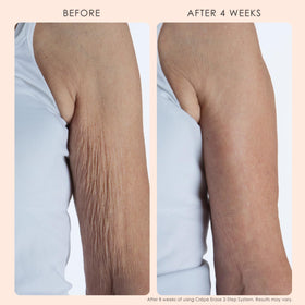 BODY FIRM Crepe Erase in-shower application for daily skin polishing