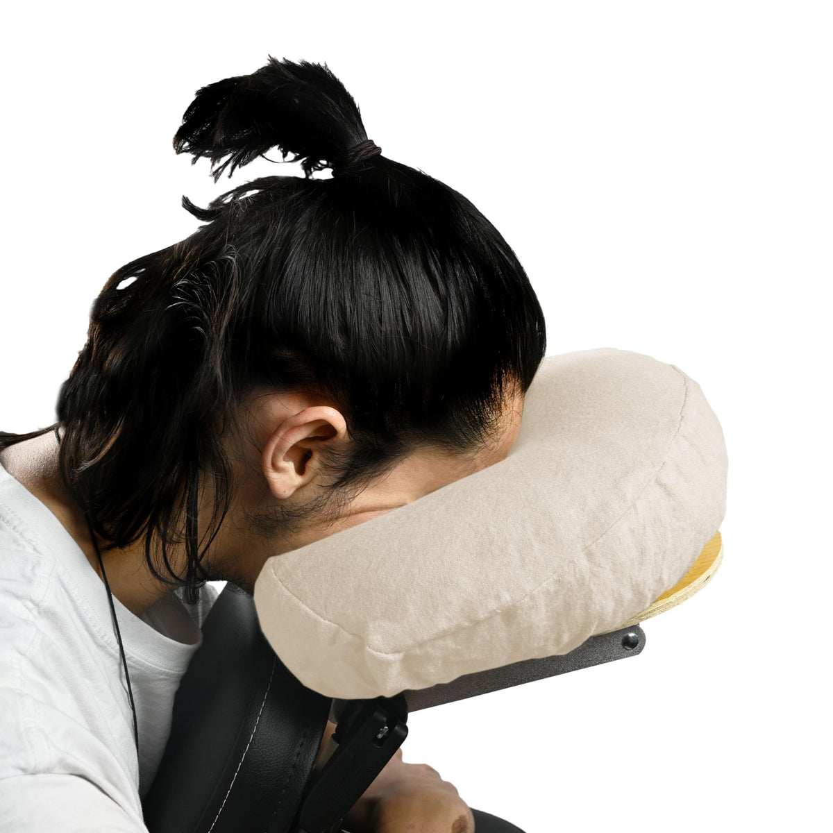 Body Linen Comfort Flannel Face Rest Cover naturally fits crescent rests for secure professional use