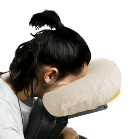 Body Linen Comfort Flannel Face Rest Cover naturally fits crescent rests for secure professional use