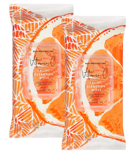 Body Prescriptions wipes front pack for quick, gentle makeup removal and refresh