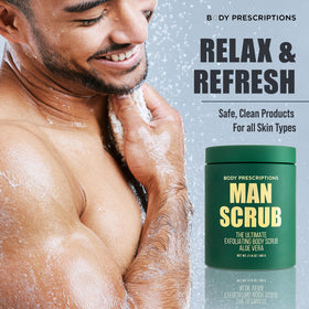 Body Prescriptions Exfoliating Scrub ingredients cruelty-free formula.