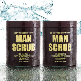 Body Prescriptions texture close-up highlighting exfoliating grains