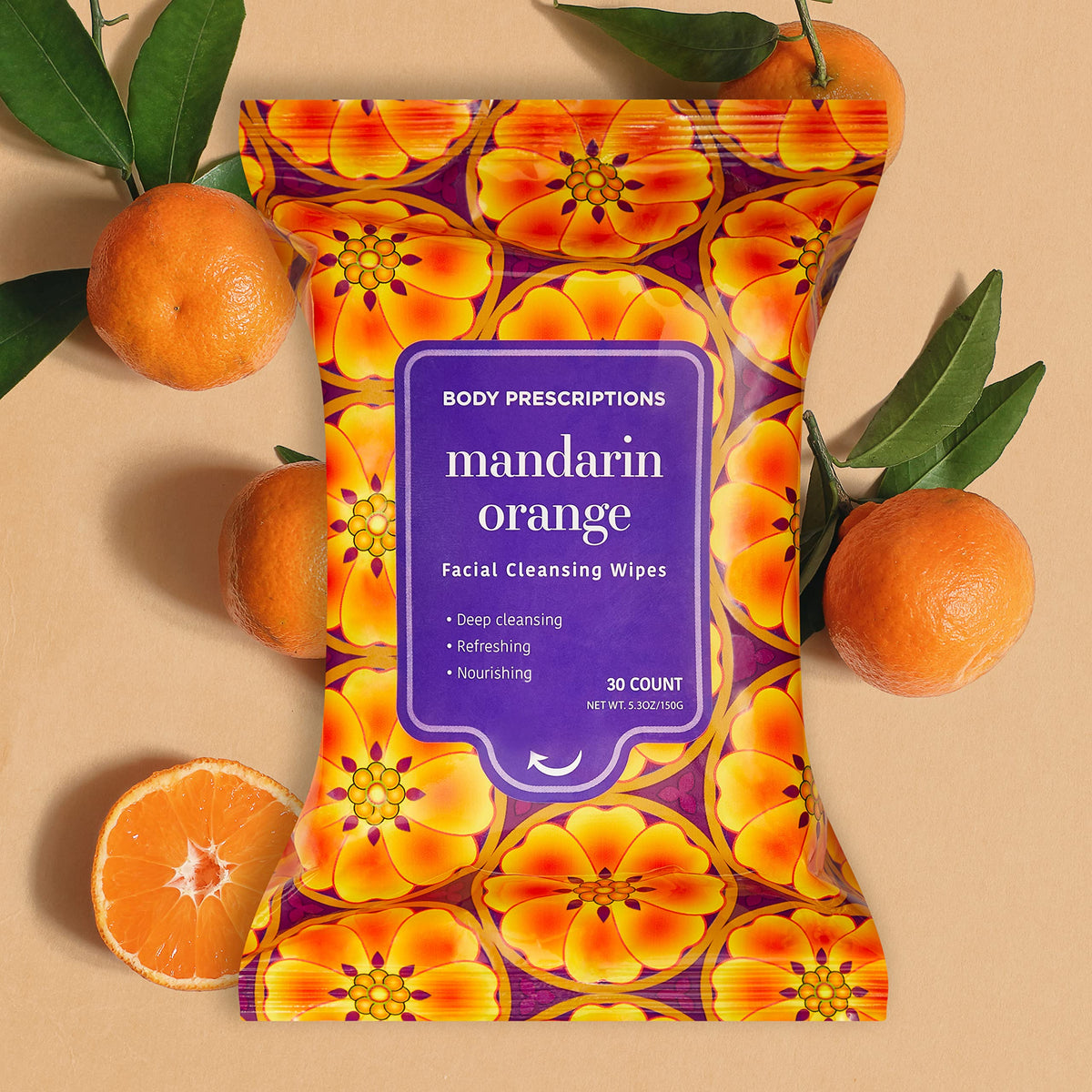 Body Prescriptions orchid-flower close-up, gentle cleansing for all skin types.