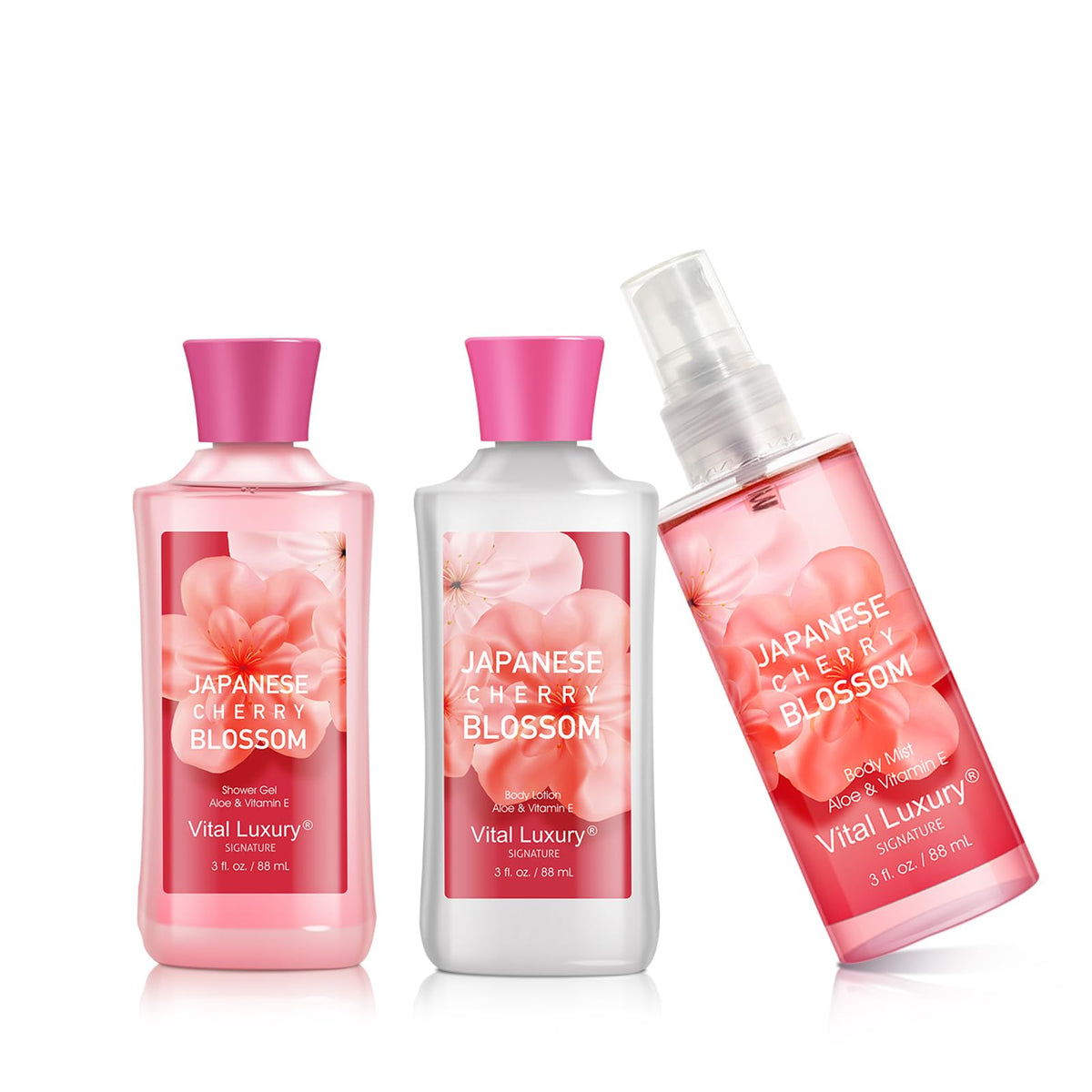 Bodybeau cherry blossom ritual encourages relaxed self care.