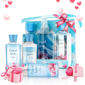 Bodybeau City of Love Spa Set body lotion tube, deep hydration for soft, glowing skin.