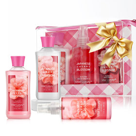 Bodybeau Japanese Cherry Blossom shower gel bottle for gentle cleansing.