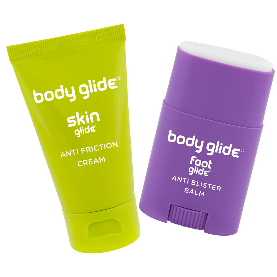 BodyGlide Skin Glide cream forms a silky barrier to reduce rubbing.