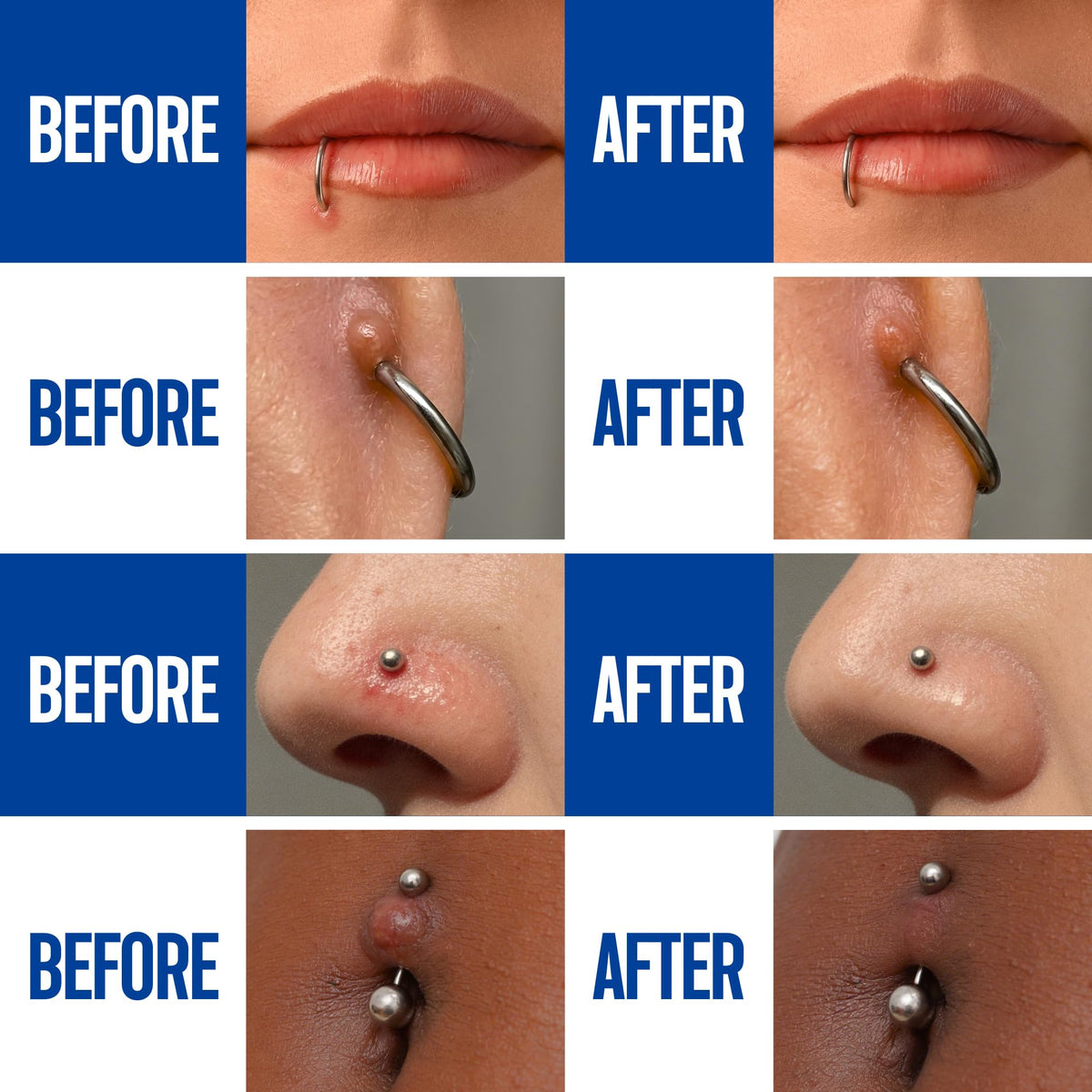 BodyJ4You saline spray and daily cleaner for piercings.