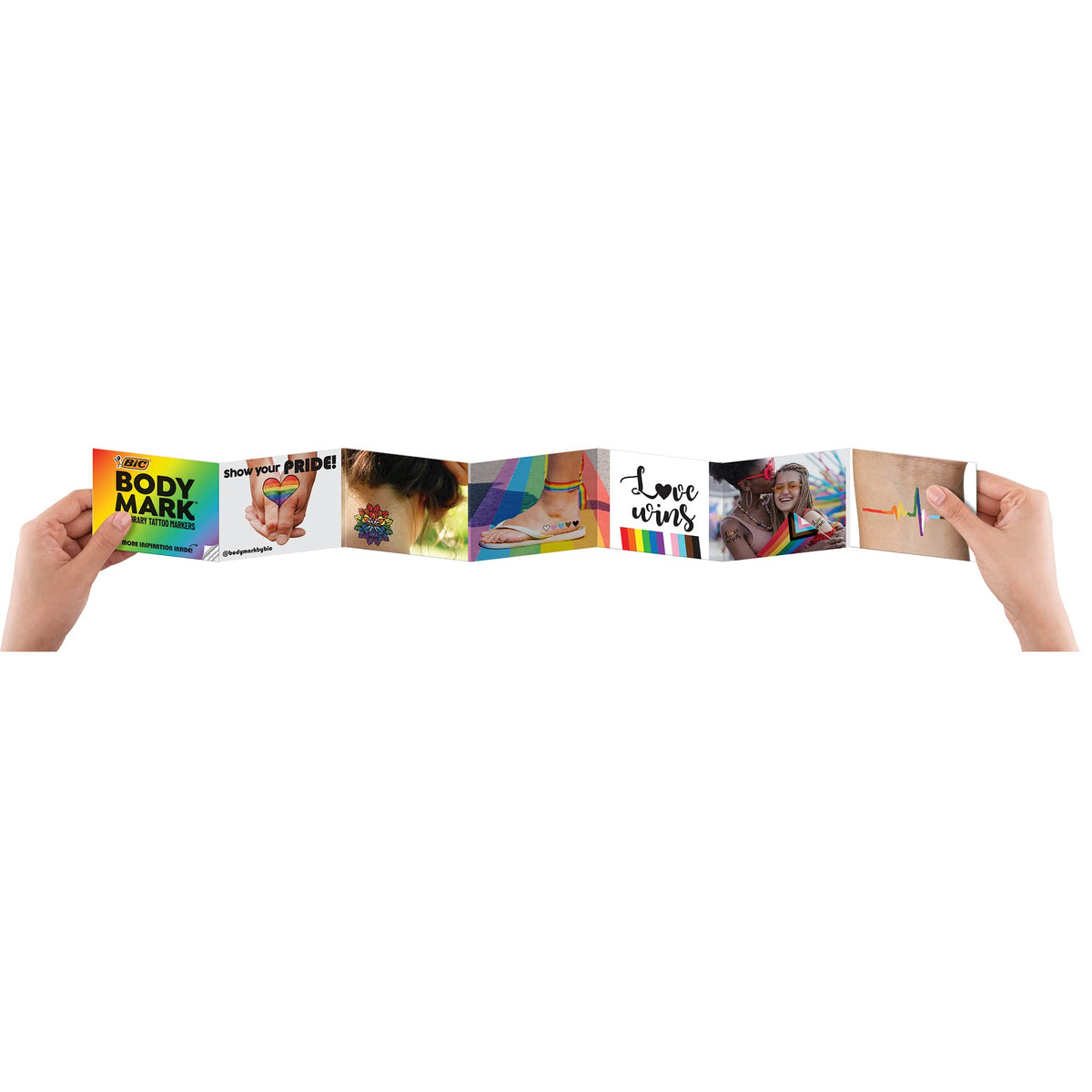 BodyMark by BIC Pride-ready markers; perfect for parades and events.