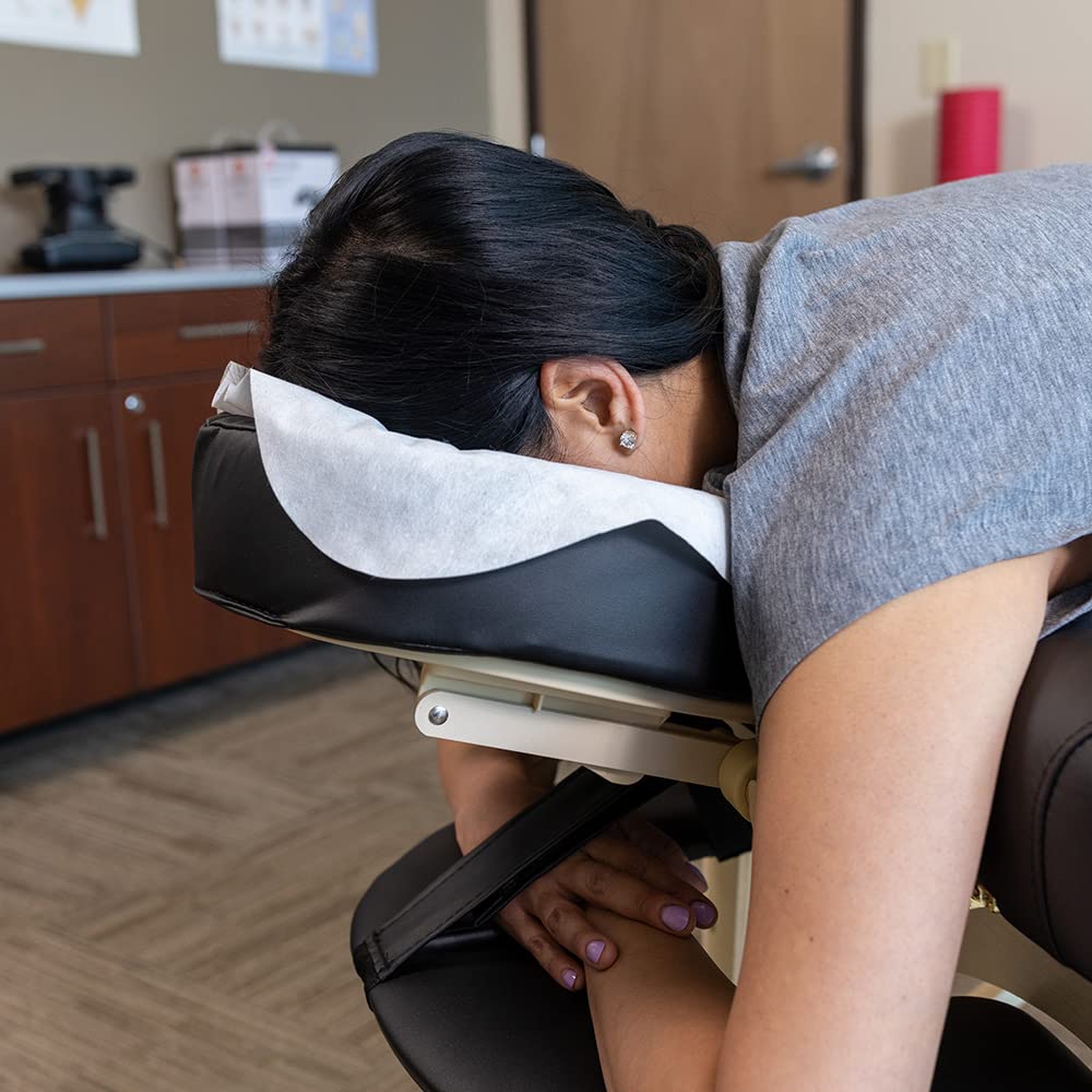 BodyMed disposable face cradle covers with soft texture for client comfort