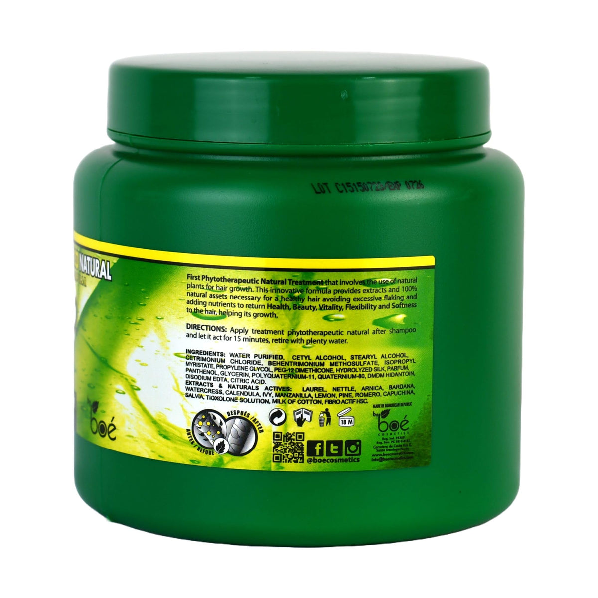 BOÉ COSMETICS Hydration Mask container application promotes softness and shine