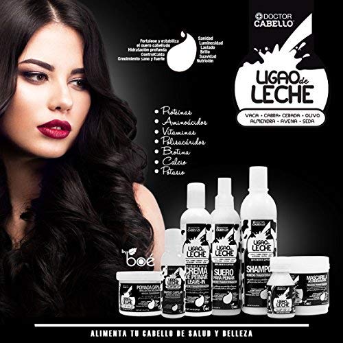 BOÉ COSMETICS Protein Shot bottle emphasizes fortifying boost for hair fibers.