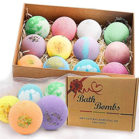 BOENFU Bath Bombs Gift Box, a luxurious spa gift option with relaxing bubbles