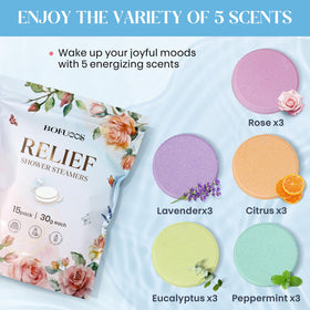 Bofuoos rose scent shower steamer for a luxurious ritual