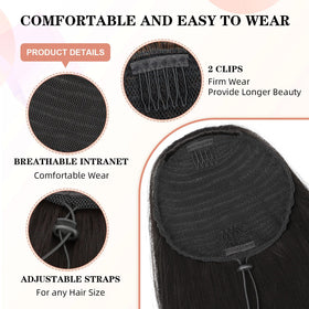 BOGSEA versatile ponytail for date nights, parties, workouts