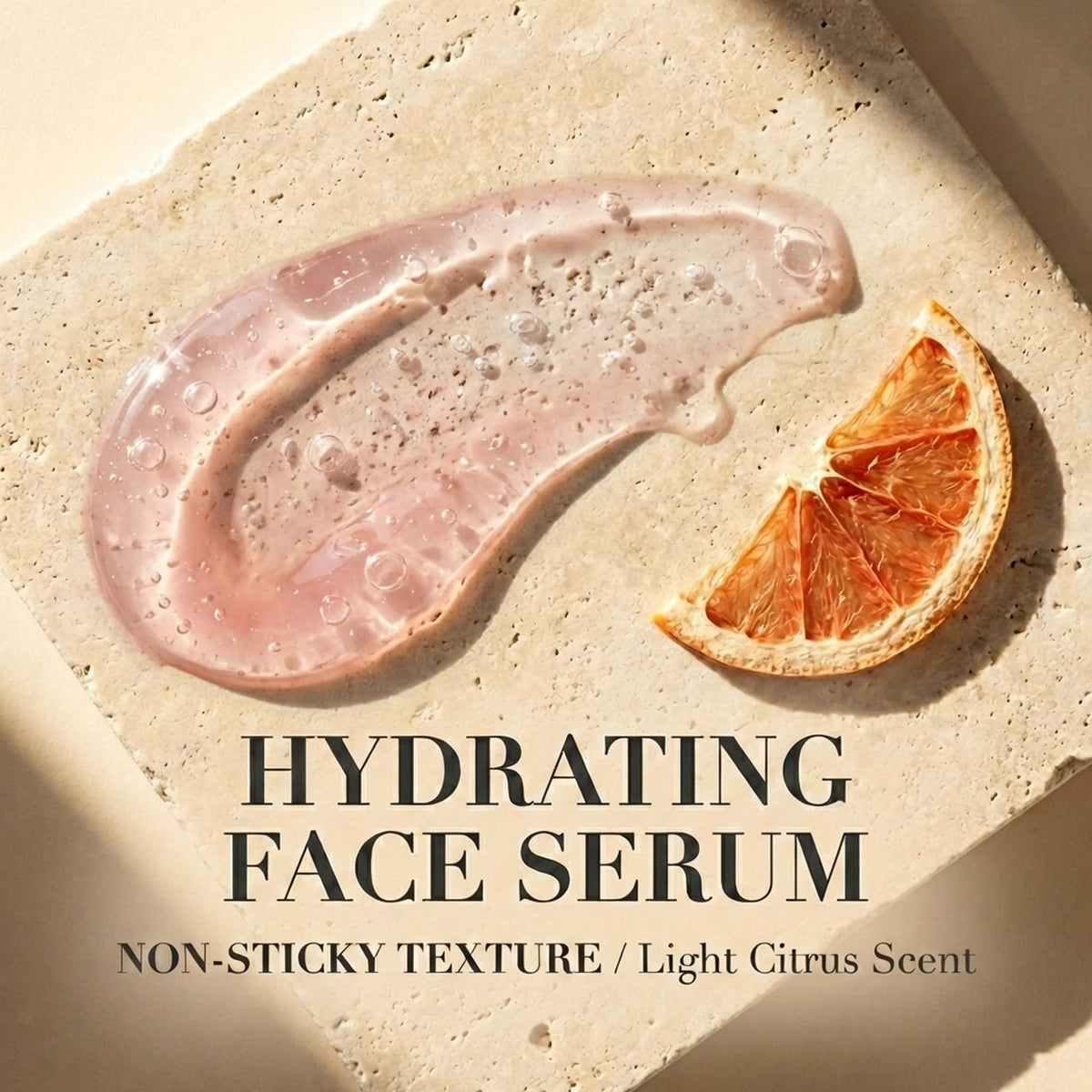 Bohemia Skin Kay's Glow Serum hydration spotlight emphasizes hyaluronic acid support.